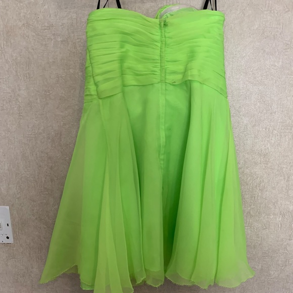 ALYCE Lime Green Formal Dress - Picture 2 of 6